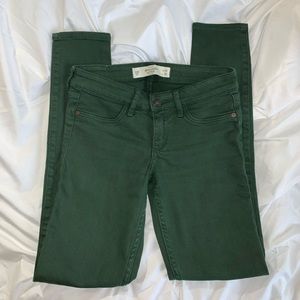 Abercrombie & Fitch green jeans
